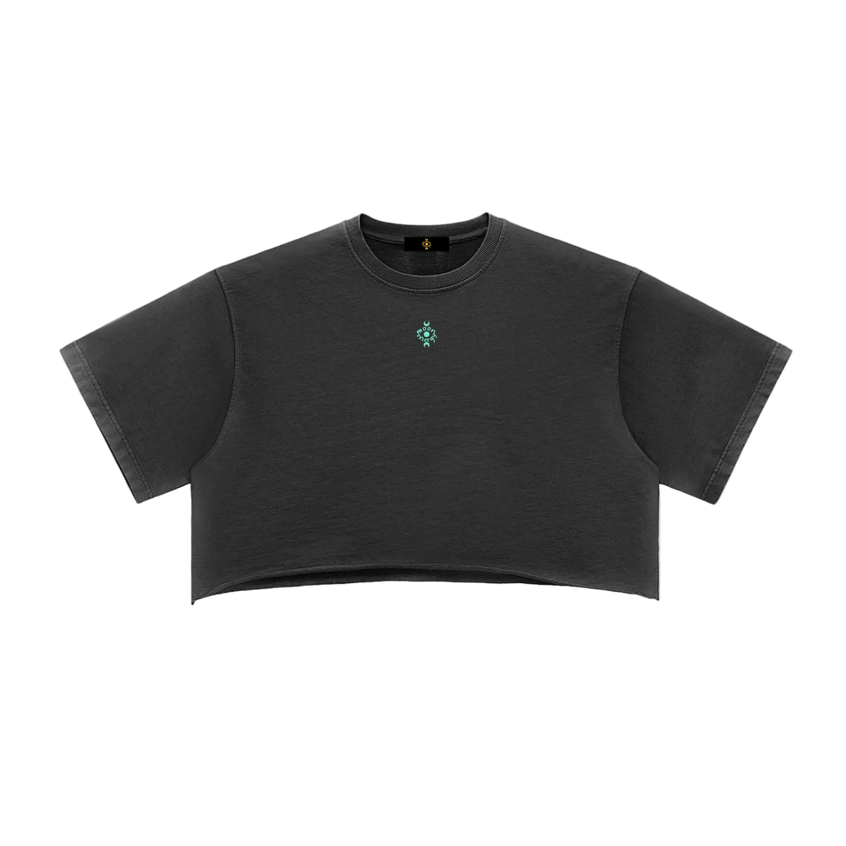 DualMoon Snow Washed Crop Top