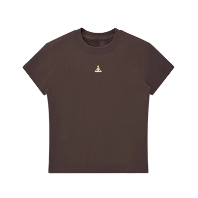 Yoga Zen Bodycon Crewneck T-Shirt