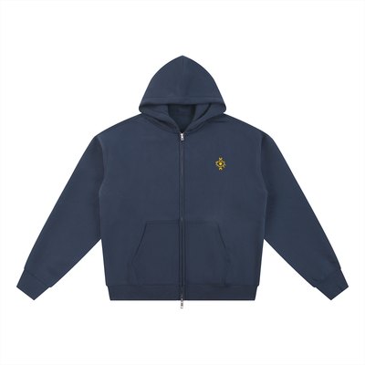 DualMoon Fleece Zip Hoodie