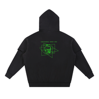 Electric Dreams 2 Layer Cotton Hoodie