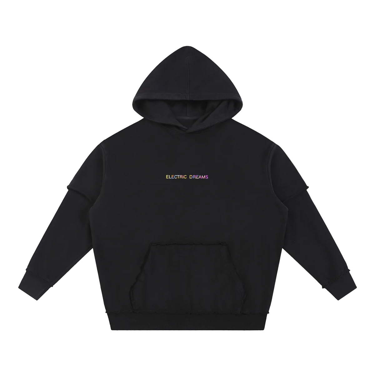Electric Dreams 2 Layer Cotton Hoodie