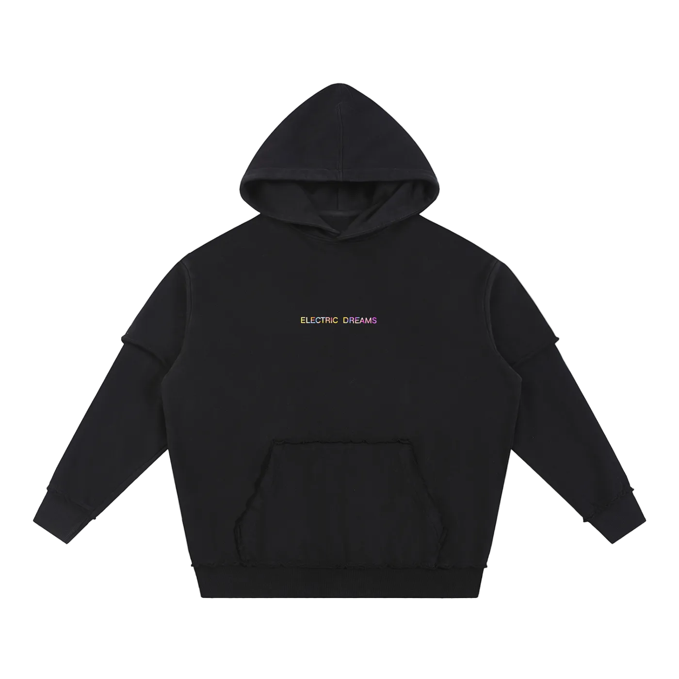 Electric Dreams 2 Layer Cotton Hoodie