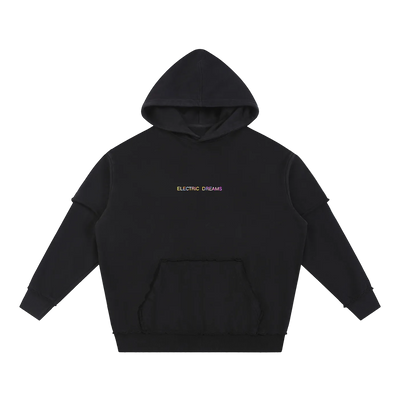 Electric Dreams 2 Layer Cotton Hoodie