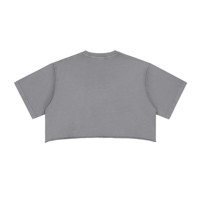 DualMoon Snow Washed Crop Top
