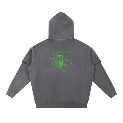 Electric Dreams 2 Layer Cotton Hoodie