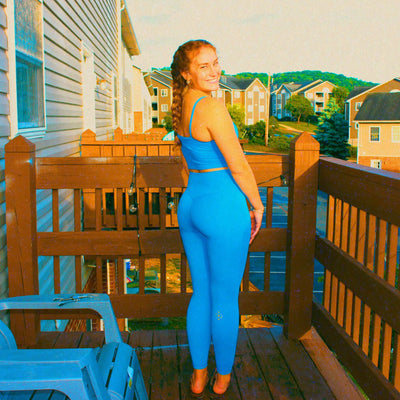 Women's Solid High Rise Yoga Leggings