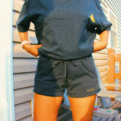 Sarah Snow-Washed Shorts